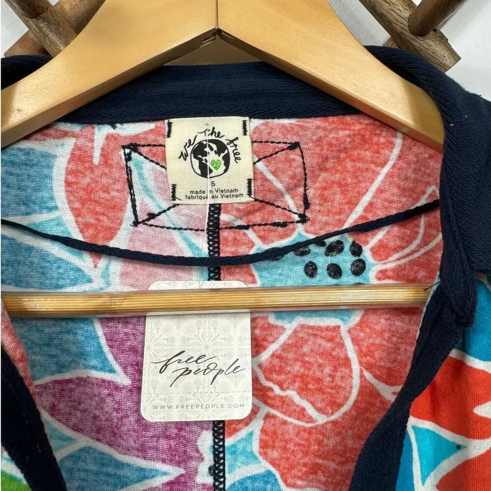 New Free People On A Boat Polo in Coastal Combo Size S - Picture 6 of 11